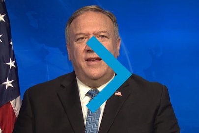 Verlinkung zur Videobotschaft Pompeo